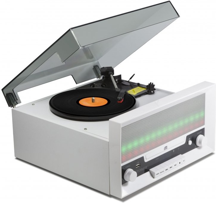 Technaxx Bluetooth LED prehrávač CD, gramofón, konvertor