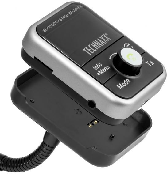 Technaxx FM transmitter + MP3 přehrávač + Bluetooth + DAB+, LCD display (FMT1000BT)