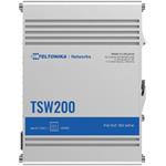 Teltonika TSW200, priemyselný nemanažovateľný PoE switch 8x 802.3af/at