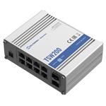 Teltonika TSW200, priemyselný nemanažovateľný PoE switch 8x 802.3af/at