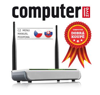 Tenda W308R WiFi-N 300 Router,4xLAN,2xFix.Ant 5dBi