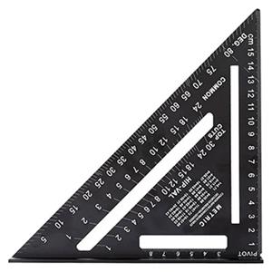 Tesársky uholník z polyestéru, 72-102, 12l, špeciálna uhlová stupnica, Neo Tools