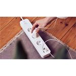 Tesla Smart Power Strip 3 + 4 USB, inteligentná zásuvka (rozbalené)