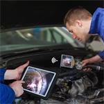 Teslong TD500 Pro endoskop s 5" IPS, sonda 6,5mm, duálna kamera, kábel 1,55m