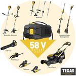 Texas LMZ 5800TR, akumulátorová kosačka (58V)