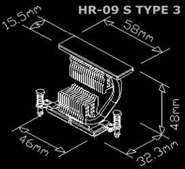 Thermalright HR-09S TYPE 3 Passive MOSFET Cooler