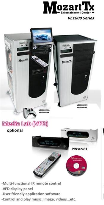 Thermaltake Mozart TX Black VE1000BWS