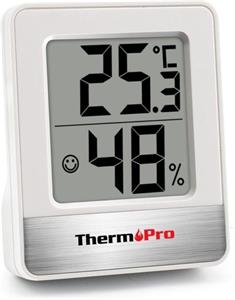 ThermoPro TP-49-W izbový teplomer a vlhkomer, biely