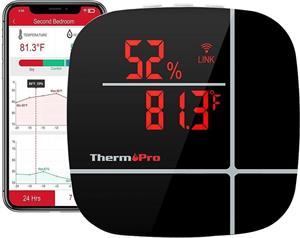 ThermoPro TP-90 smart Wi-Fi teplomer a vlhkomer