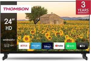 Thomson 24HA2S13C HD 12V Android TV, čierny