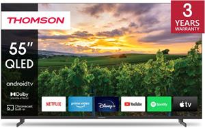 Thomson 55QA2S13 QLED Android TV, čierny