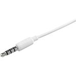 Thomson EAR3005 slúchadlá s mikrofónom, silikónové štuple, biele