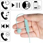 Thomson, WEAR7009, bluetooth slúchadlá Piccolino, mini štuple, tyrkysová