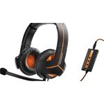 Thrustmaster Y-350CPX, herné slúchadlá, čierno-oranžové