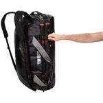 Thule Chasm L, TDSD204K, cestovná taška, 90L, čierna