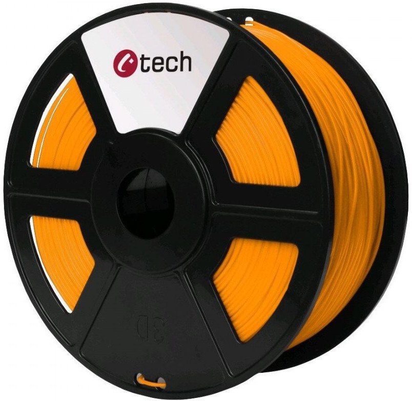 Tisková struna (filament) C-TECH, PETG, 1,75mm, 1kg, oranžová