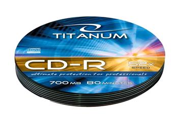 Titanum CD-R [ Soft Pack 10 | 700MB | 52x | Silver ]