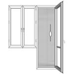 TKG TX 1000, textilné dverné tesnenie pre prenosné klimatizácie