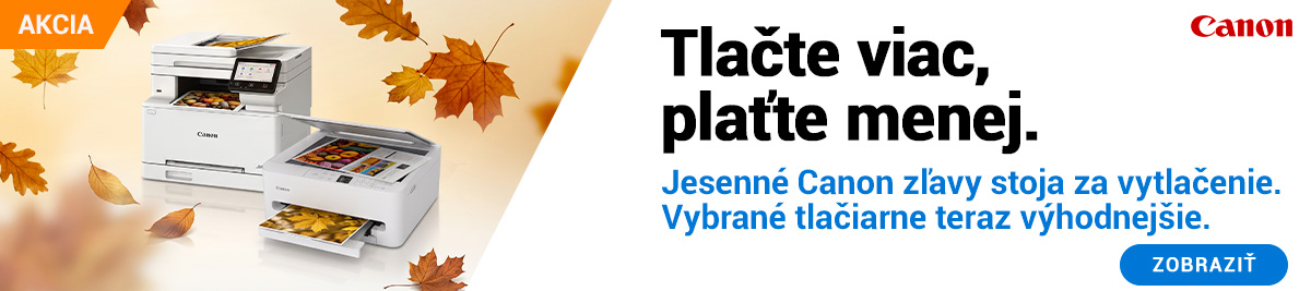 Tlačte viac, plaťte menej s Canonom.