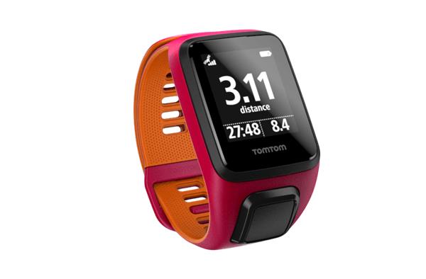 TomTom Runner 3 , smartwatch, ružovo-oranžové