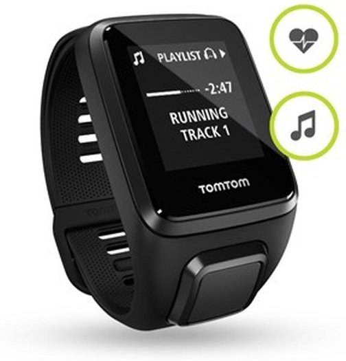 TomTom Spark 3 Cardio+Music, smartwatch, čierne