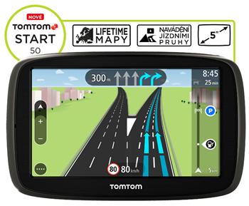 TomTom START 50 Regional CE LIFETIME mapy