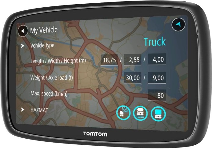 TomTom Trucker 6000 Europe LIFETIME mapy, 6", pre nákladné vozidlá