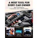 TOPDON Car Jump Starter Volcano 2000 Pro S, merač stavu batérie vozidla, BT, 20 800 mAh