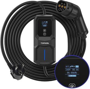 TOPDON mobilná nabíjačka pre elektromobily PulseQ AC Portable, 3,7kW