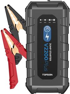 TOPDON V2200Plus, jump starter, 1600mAh