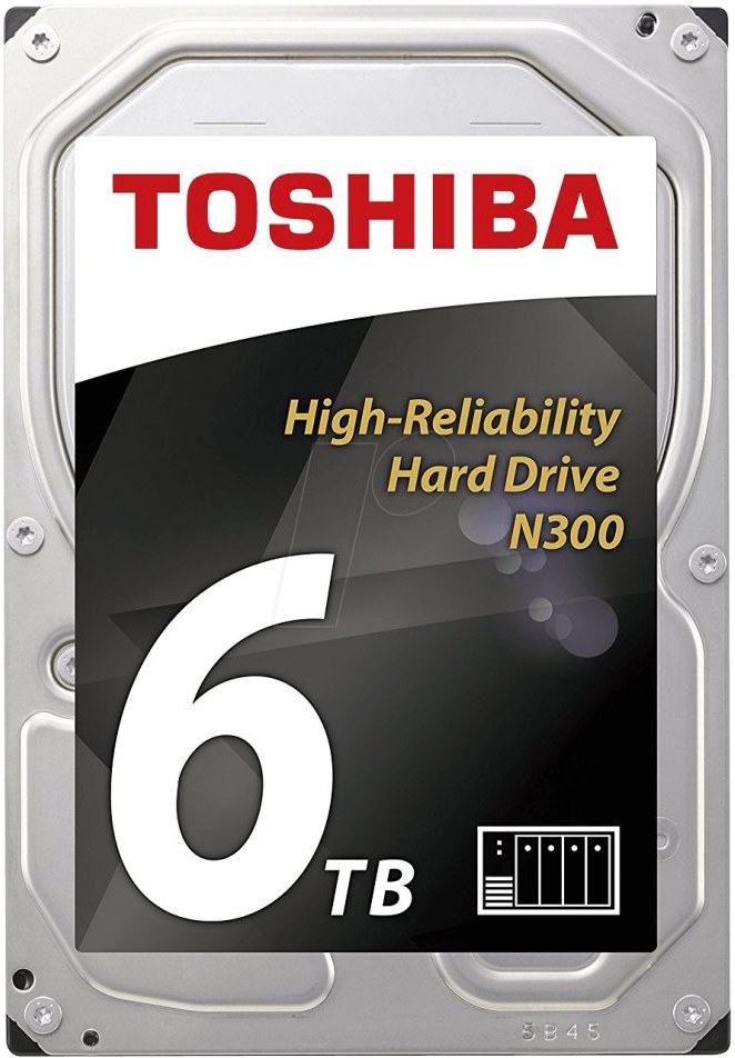 Toshiba NAS N300 3,5" HDD 6TB, 7200RPM, 128MB cache