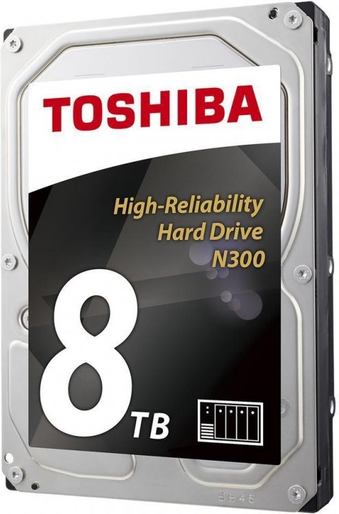 Toshiba NAS N300 3,5" HDD 8TB, 7200RPM, 128MB cache
