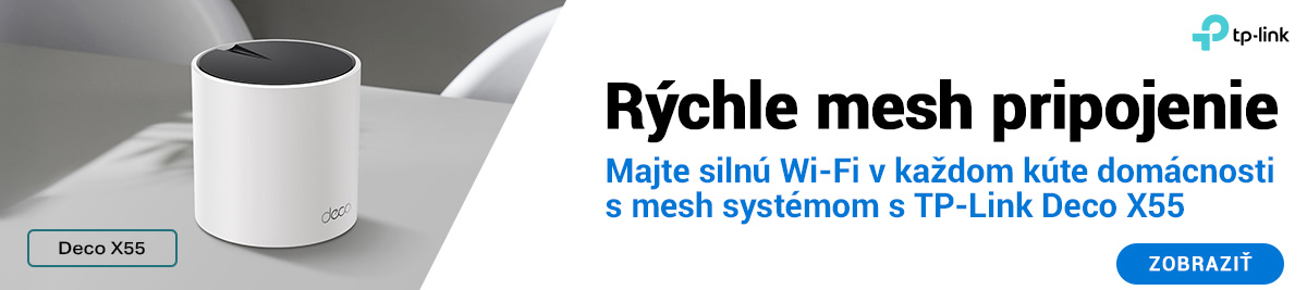 TP-Link Deco X55 – rýchle mesh prepojenie