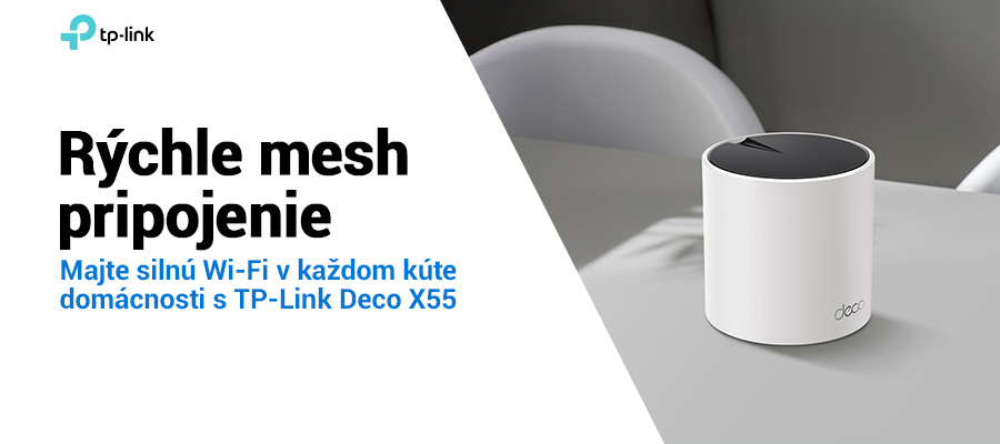TP-Link Deco X55 – rýchle mesh prepojenie
