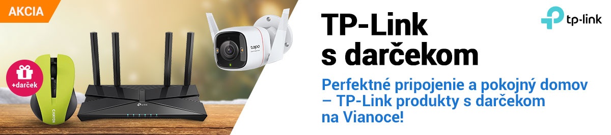 TP-Link produkty s darčekom