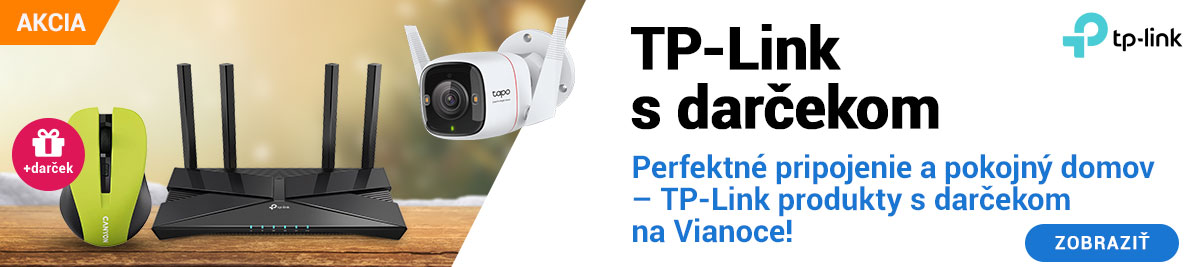 TP-Link produkty s darčekom