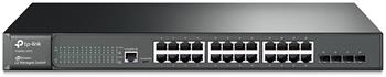 TP-Link T2600G-28TS, 24xGb, L2 Switch, 4 Combo SFP
