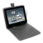 Tracer puzdro na tablet 7'' s klávesnicou, micro USB, eko koža, čierne