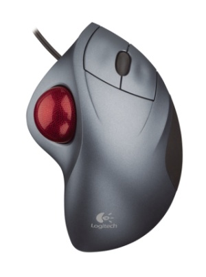 Trackball Logitech optical TrackMan Wheel USB