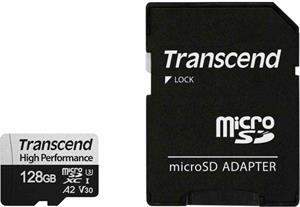 Transcend 128GB microSDXC 330S, Class 10 UHS-I U3 V30 A2