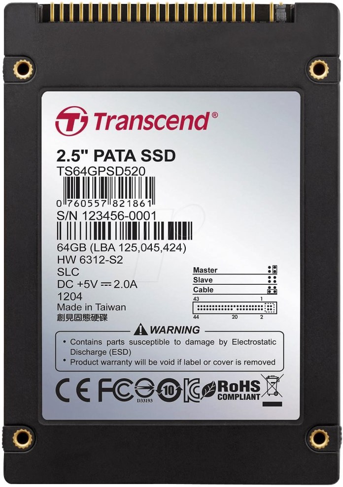 Transcend 2,5" SSD, 60GB