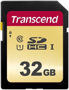 Transcend 500S 32GB SDHC, Class 10 UHS-I U1 Ultimate MLC