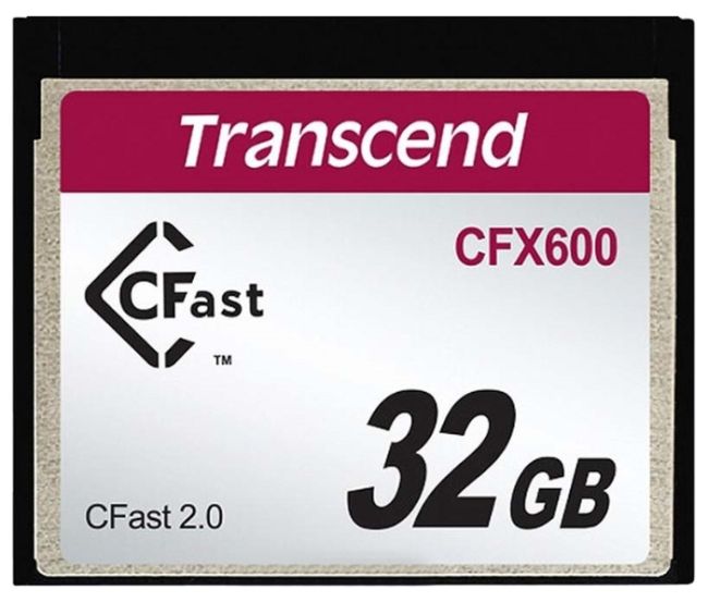 Transcend CFX600, CFast, 32GB