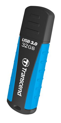 Transcend JetFlash 810,32 GB USB 3.0 flash disk, modro-černý, odolá ná
