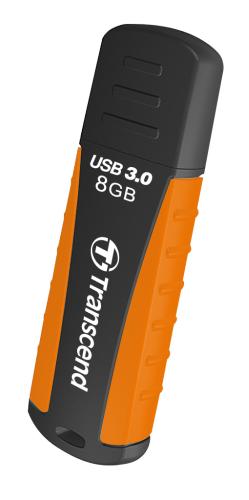 Transcend JetFlash 810 8GB , oranžovo-černý, odolá nárazu, tlaku, prac
