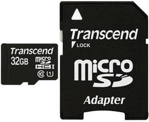 Transcend microSDHC 32GB UHS-I 300x + adaptér