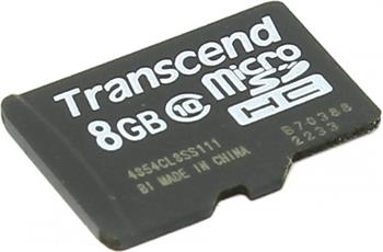 Transcend, microSDHC, 8GB