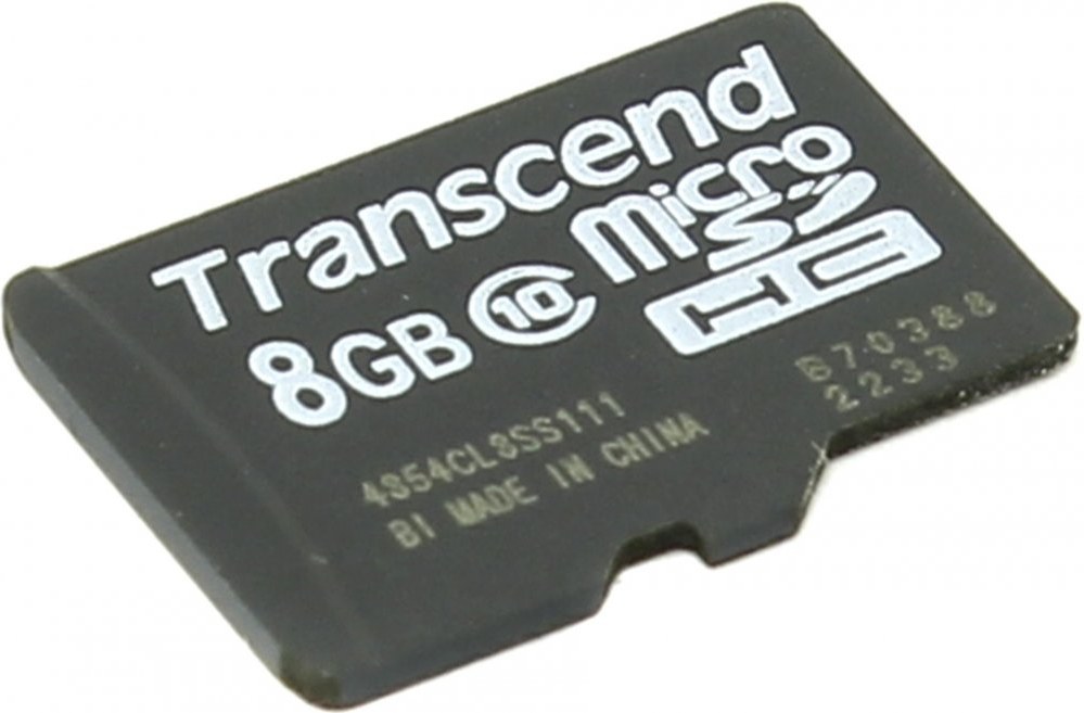 Transcend, microSDHC, 8GB TS8GUSDC10 | Datacomp.sk