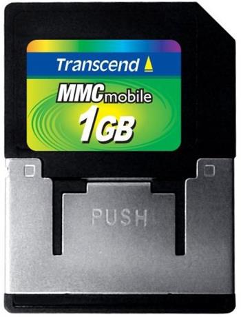 Transcend MMC 1GB + adaptérom