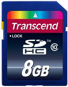 Transcend, SDHC, 8GB